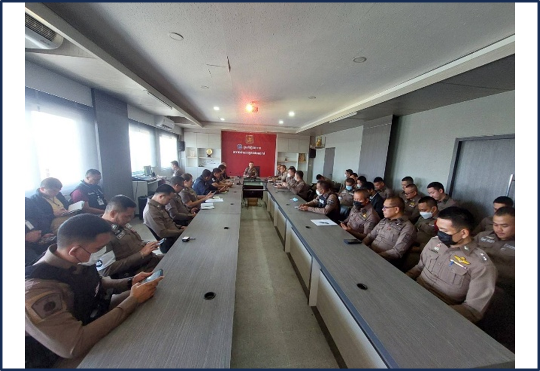 ประชุมชี้แจงบริหาร พร้อมทั้งประกาศเจตนารมณ์ต่อต้านการรับสินบนทุกรูปแบบ พร้อมชี้แจงการปฏิบัติงาน ให้อยู่ในความมีวินัย ไม่รับผลประโยชน์ใดๆ